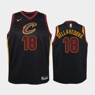 детская Cleveland Cavaliers Statement #18 Matthew Dellavedova Black 2019 баскетбольная майка NBA