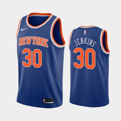 New York Knicks #30 John Jenkins Blue 2019 Icon баскетбольная майка NBA