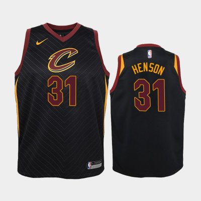 детская Cleveland Cavaliers Statement #31 John Henson Black 2019 баскетбольная майка NBA