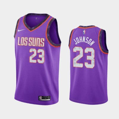 Phoenix Suns #23 Cameron Johnson Purple City баскетбольная майка NBA - 2019 NBA Draft