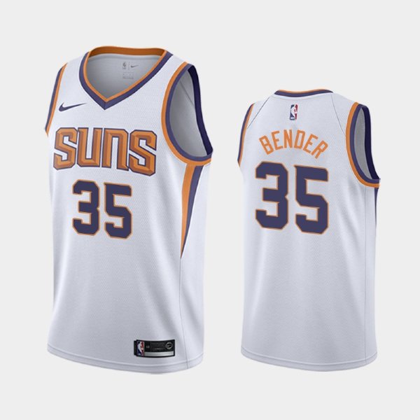 Phoenix Suns #35 Dragan Bender White 2019 Association баскетбольная майка NBA