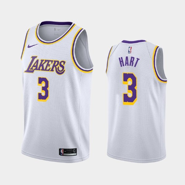 Los Angeles Lakers #3 Josh Hart White Association баскетбольная майка NBA