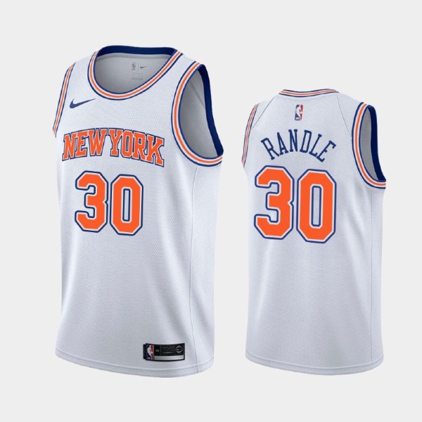 New York Knicks Julius Randle #30 White 2019-20 Statement баскетбольная майка NBA