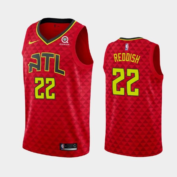Atlanta Hawks #22 Cam Reddish Red Statement баскетбольная майка NBA - 2019 NBA Draft