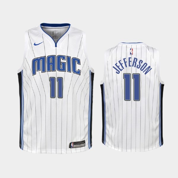 детская Orlando Magic Amile Jefferson #11 White Association баскетбольная майка NBA