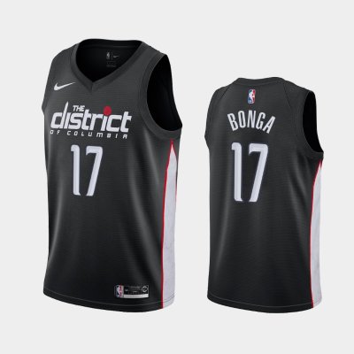 Washington Wizards #17 Isaac Bonga Black 2019 City баскетбольная майка NBA