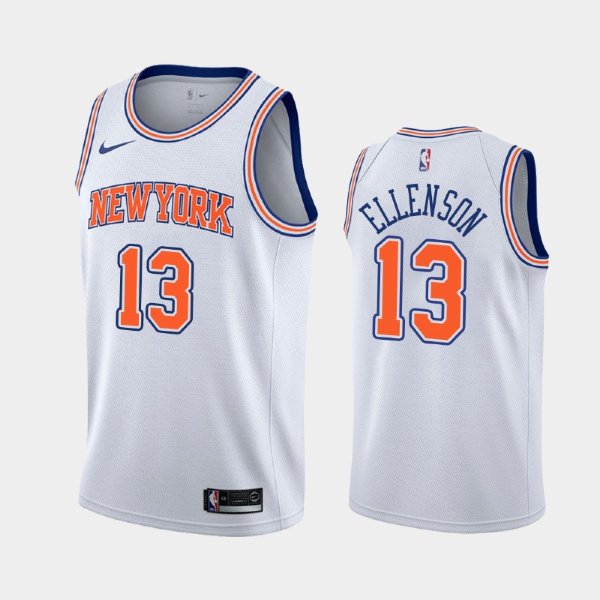 New York Knicks #13 Henry Ellenson White 2019 Statement баскетбольная майка NBA