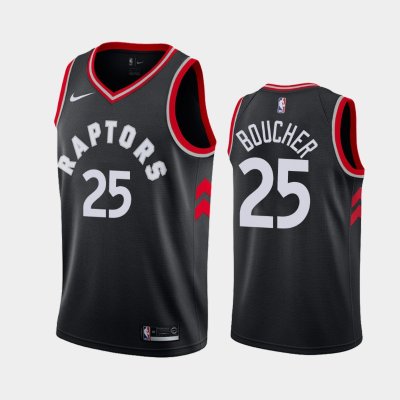 Toronto Raptors #25 Chris Boucher Black 2018-19 Statement баскетбольная майка NBA