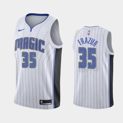 Orlando Magic Association #35 Melvin Frazier White 2019 баскетбольная майка NBA
