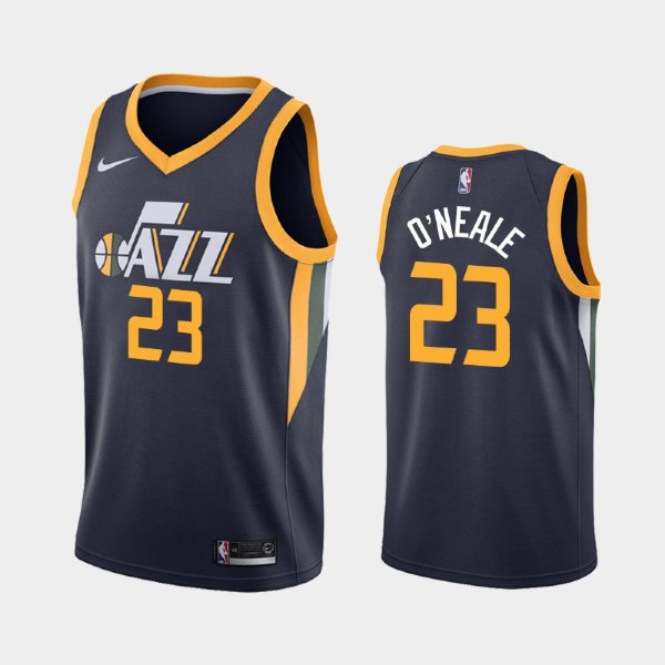 Utah Jazz #23 Royce O'Neale Navy 2018-19 Icon баскетбольная майка NBA