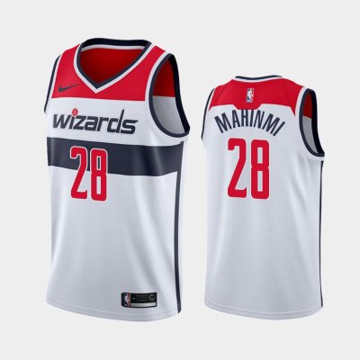 Washington Wizards Association #28 Ian Mahinmi White 2019 баскетбольная майка NBA