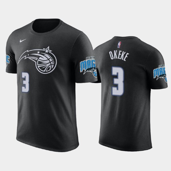 Orlando Magic #3 Chuma Okeke Black City 2019 NBA Draft футболка