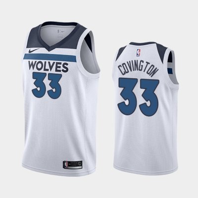 Minnesota Timberwolves Association #33 Robert Covington White 2019 баскетбольная майка NBA