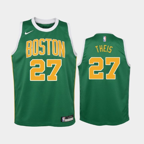 детская Boston Celtics Daniel Theis #27 Green 2018-19 Earned баскетбольная майка NBA