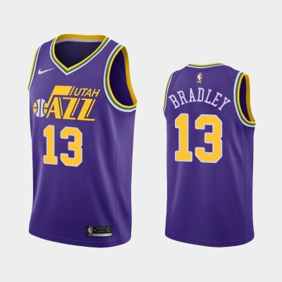 Utah Jazz #13 Tony Bradley Purple 40th Classic баскетбольная майка NBA