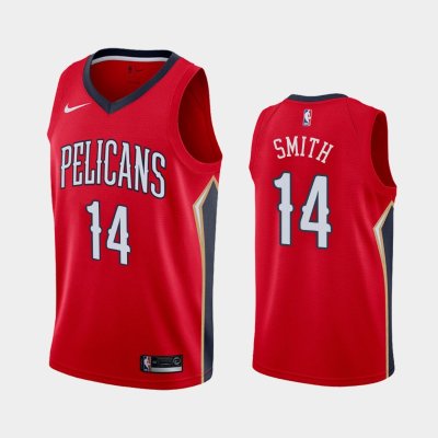 New Orleans Pelicans Statement #14 Jason Smith Red 2019 баскетбольная майка NBA