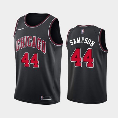 Chicago Bulls #44 Brandon Sampson Black 2018-19 Statement баскетбольная майка NBA
