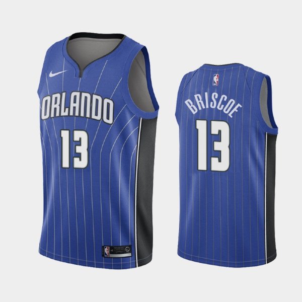 Orlando Magic #13 Isaiah Briscoe Blue 2019 Icon баскетбольная майка NBA