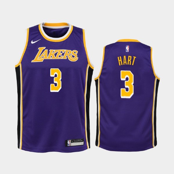 детская Los Angeles Lakers Josh Hart #3 Purple 2018-19 Statement баскетбольная майка NBA