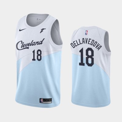 Cleveland Cavaliers #18 Matthew Dellavedova Blue 2018-19 Earned баскетбольная майка NBA