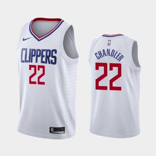 Los Angeles Clippers #22 Wilson Chandler White 18-19 Association баскетбольная майка NBA