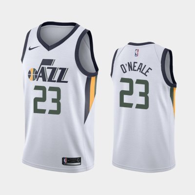 Utah Jazz Association #23 Royce O'Neale White 2019 баскетбольная майка NBA