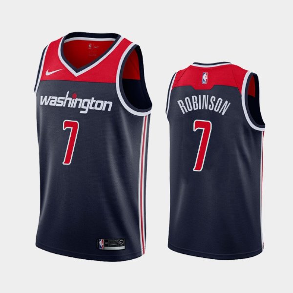 Washington Wizards Statement #7 Devin Robinson Navy 2019 баскетбольная майка NBA
