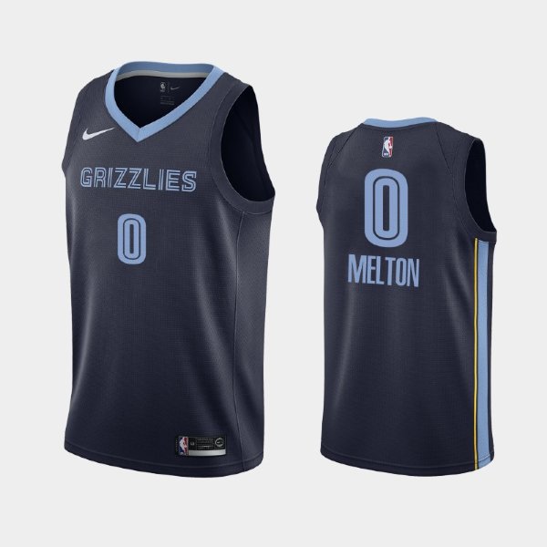 Memphis Grizzlies #0 De'Anthony Melton Navy 2019 Icon баскетбольная майка NBA