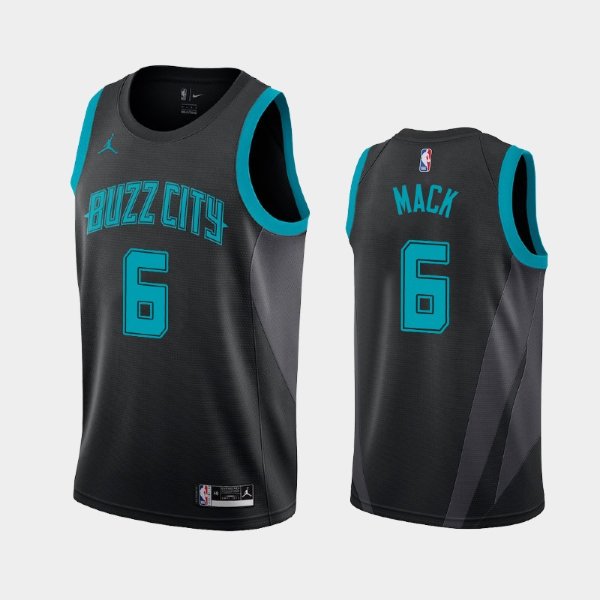 Charlotte Hornets #6 Shelvin Mack City 2018-19 City баскетбольная майка NBA