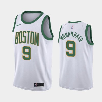 Boston Celtics #9 Bradley Wanamaker White 2018-19 City баскетбольная майка NBA