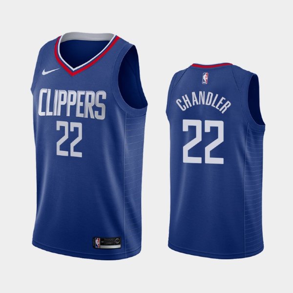 Los Angeles Clippers #22 Wilson Chandler Blue 2019 Icon баскетбольная майка NBA