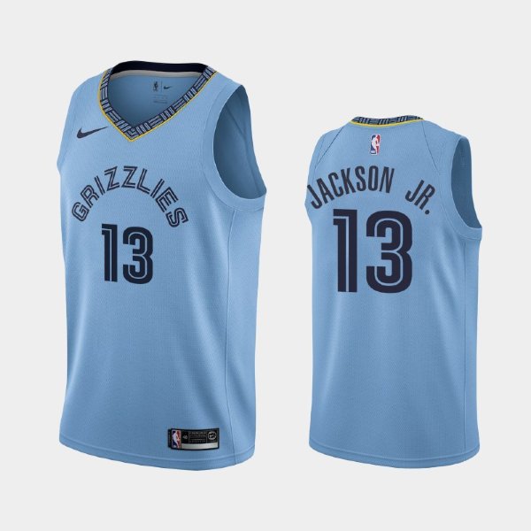 Memphis Grizzlies Statement #13 Jaren Jackson Jr. Blue 2019 баскетбольная майка NBA