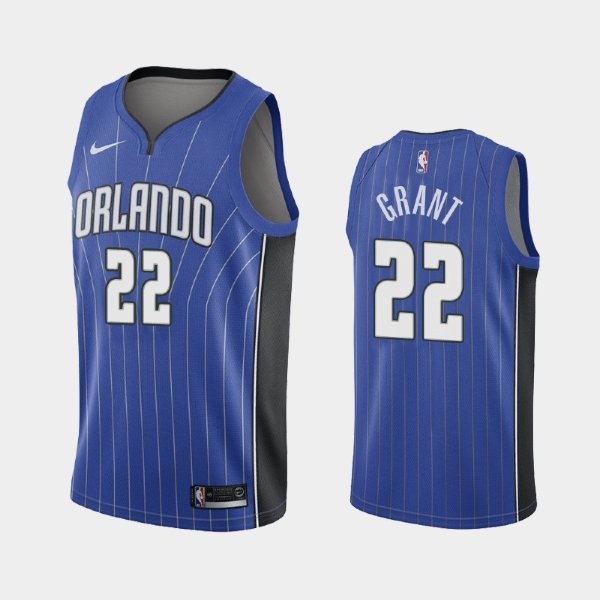 Orlando Magic #22 Jerian Grant Blue 2019 Icon баскетбольная майка NBA