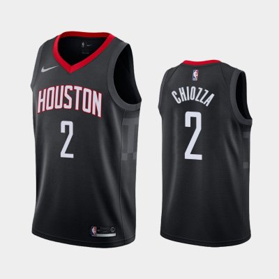 Houston Rockets #2 Chris Chiozza Black 2019 Statement баскетбольная майка NBA