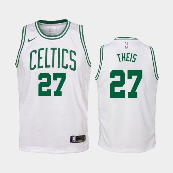 детская Boston Celtics Daniel Theis #27 White Association баскетбольная майка NBA