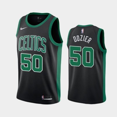 Boston Celtics #50 PJ Dozier Black 2019 Statement баскетбольная майка NBA