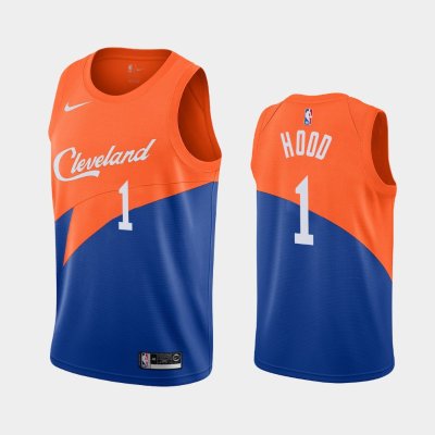 Cleveland Cavaliers #1 Rodney Hood Blue 2018-19 City баскетбольная майка NBA