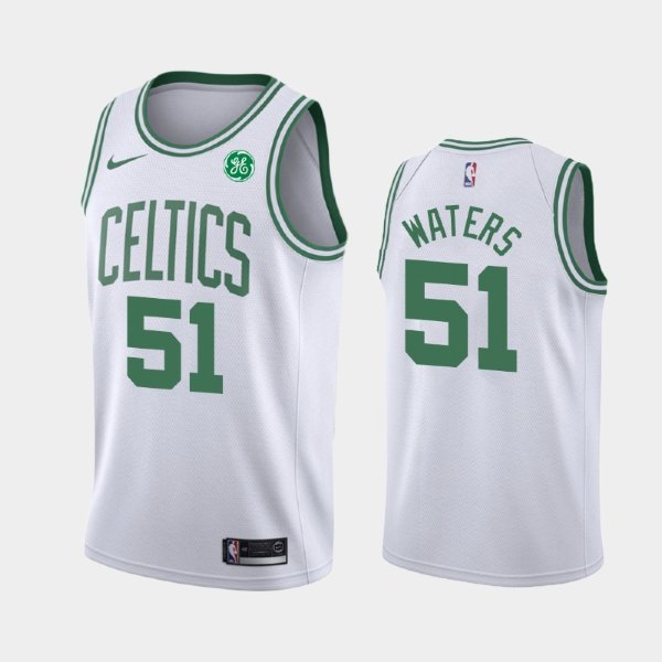 Boston Celtics Association #51 Tremont Waters White 2019 NBA Draft баскетбольная майка NBA