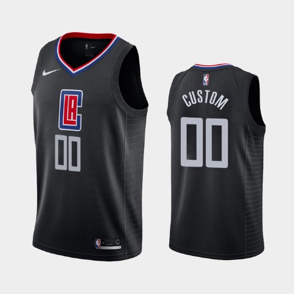 Los Angeles Clippers Black Statement Personalized баскетбольная майка NBA