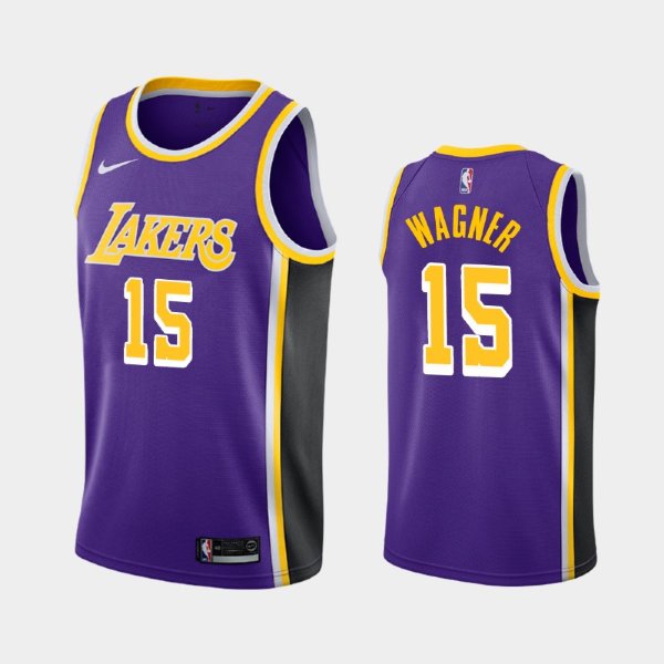 Los Angeles Lakers #15 Moritz Wagner Purple 2018-19 Statement баскетбольная майка NBA