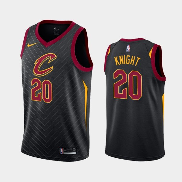 Cleveland Cavaliers #20 Brandon Knight Black 2018-19 Statement баскетбольная майка NBA