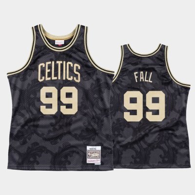 Boston Celtics #99 Tacko Fall Black Toile Metallic Classic баскетбольная майка NBA