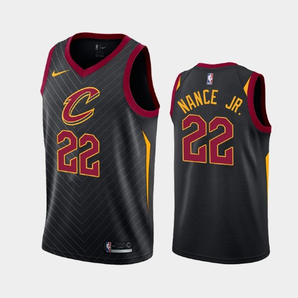 Cleveland Cavaliers #22 Larry Nance Jr. Black 2019 Statement баскетбольная майка NBA