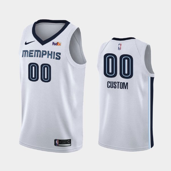 Memphis Grizzlies White Association Personalized баскетбольная майка NBA