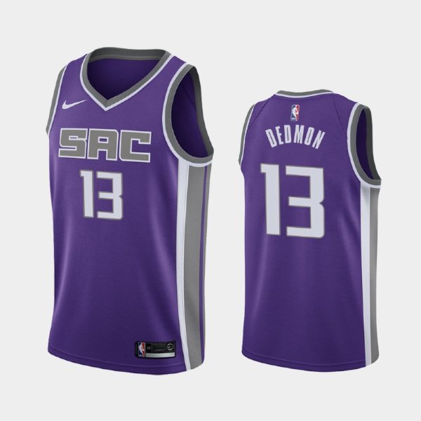 Sacramento Kings Dewayne Dedmon #13 Purple 2019-20 Icon баскетбольная майка NBA